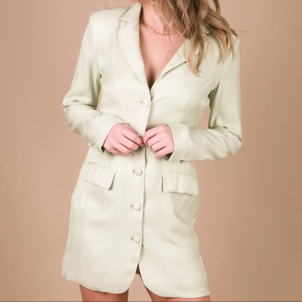 Blu Spero - Gorgeous Sage Blazer Dress